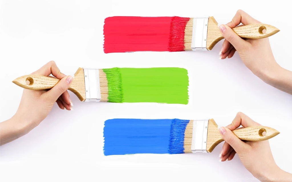Multicolor Paint Brush Wallpapers HD