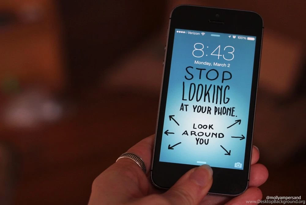 Wallpapers Designed To Get You Off Your Phone PSFK