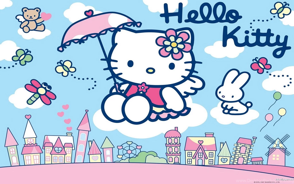 Hello Kitty Pink And Black Love Wallpapers For Iphone