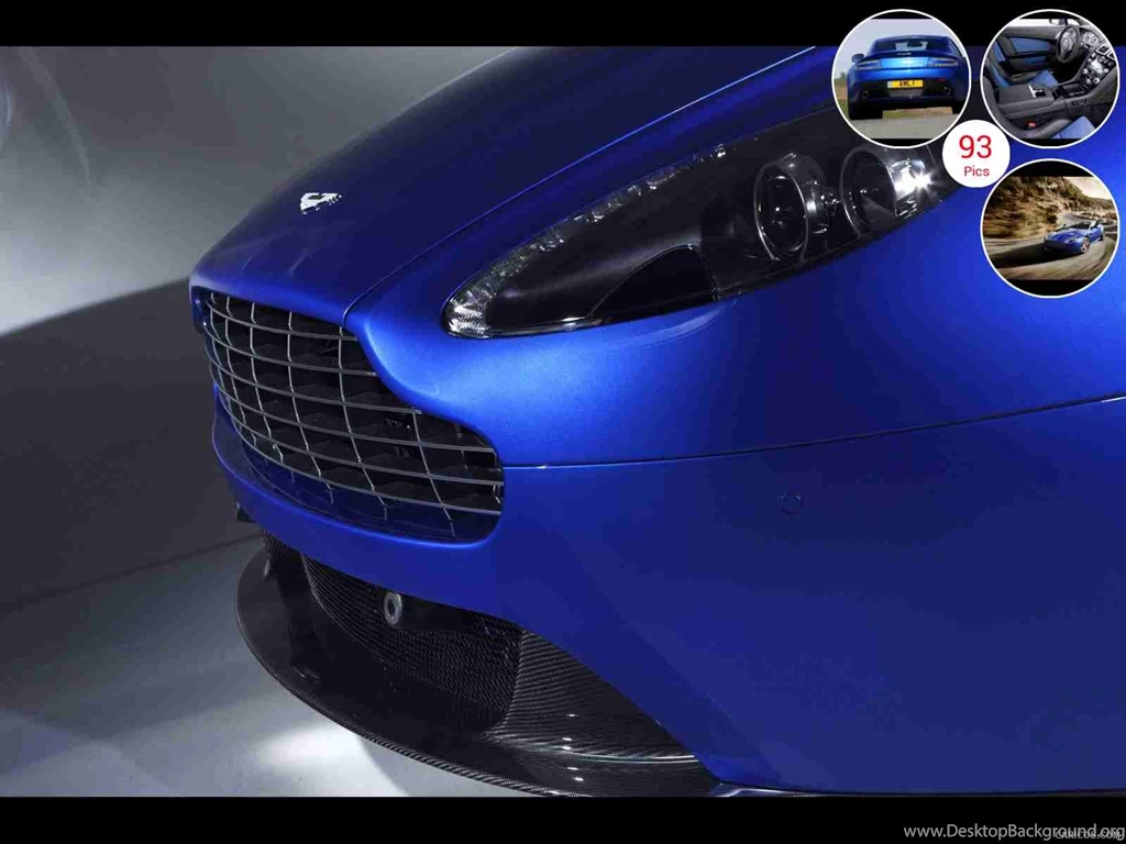 2012 Aston Martin Vantage S Cobalt Blue Headlight