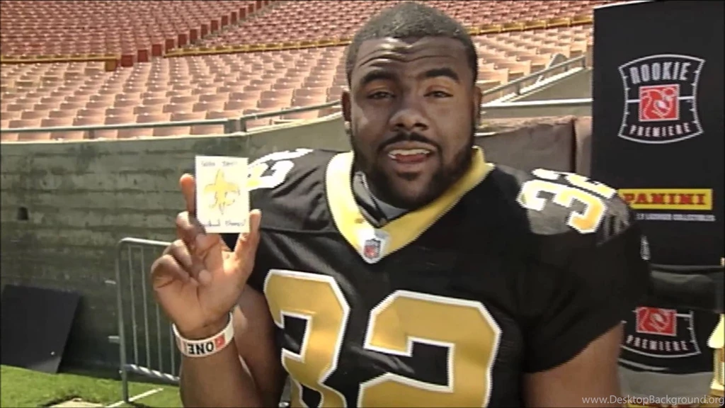 Mark Ingram Shows Off His Panini America Sketch Card YouTube
