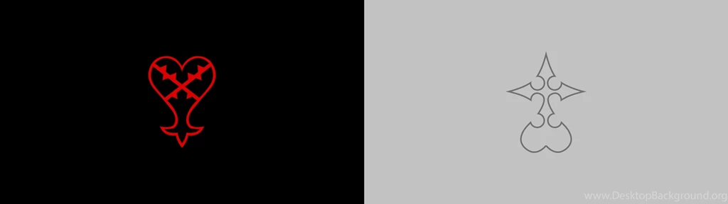 3840x1080] Kingdom Hearts   Heartless/Nobody Symbols : Multiwall