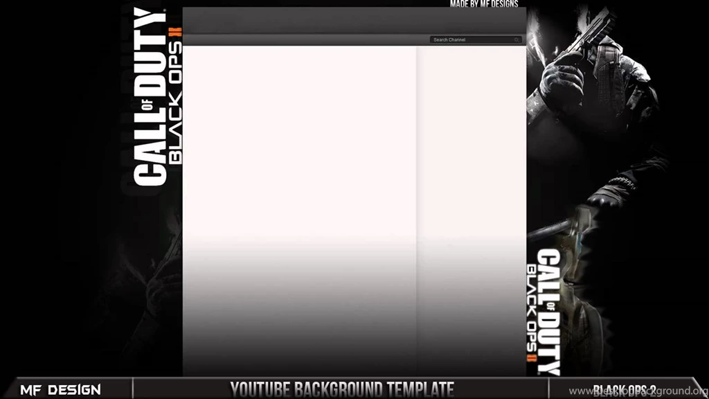 New FREE Black Ops 2 Youtube Backgrounds Template