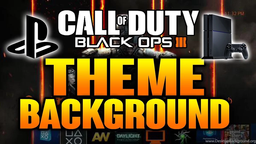 Black Ops 3 PS4 Black Ops 3 Theme Backgrounds & Bonus Camo Via ...