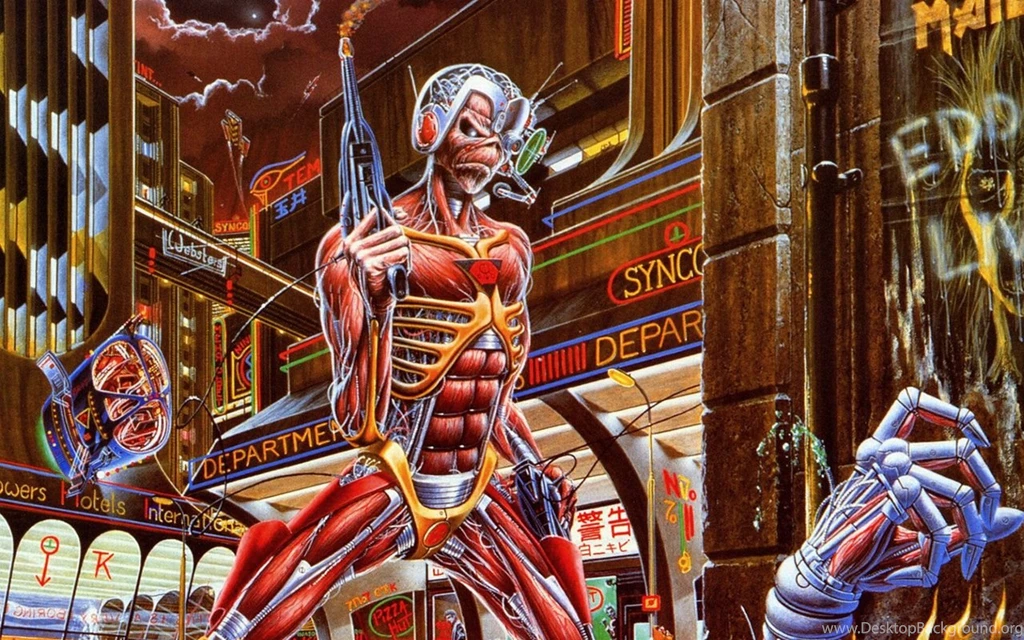 Iron Maiden Album Cover Art Derek Riggs Artworks 1280x800 ...