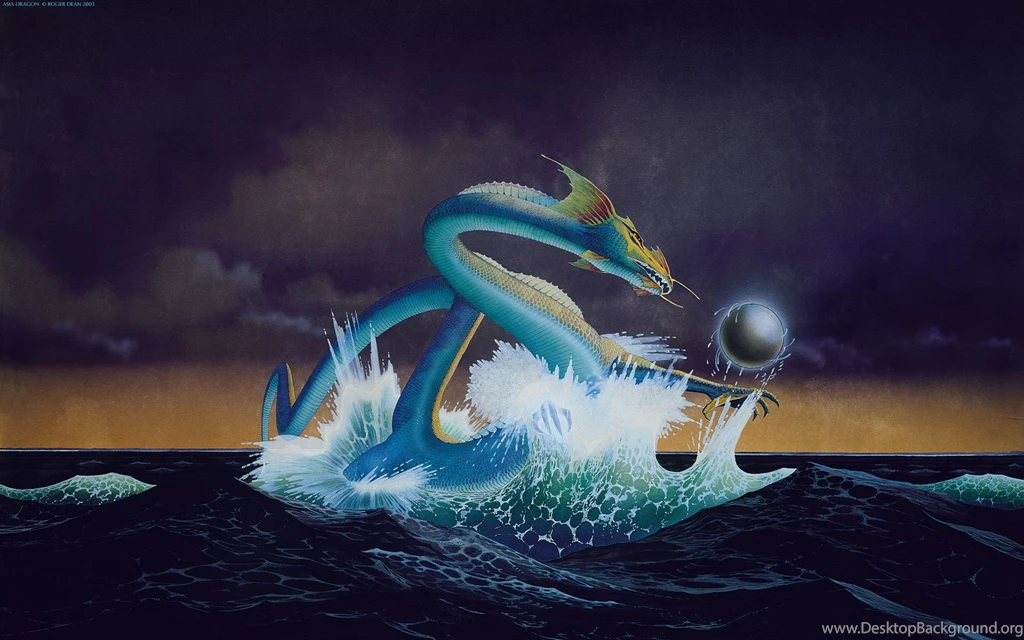 Dragons Roger Dean Asia Album Covers Wallpapers