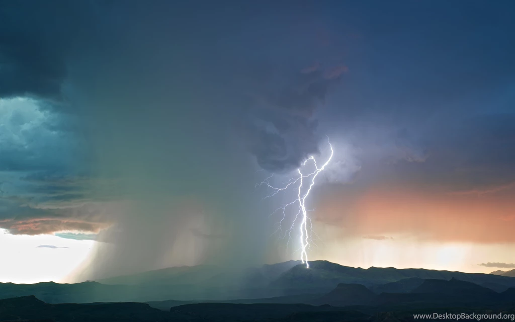 Sunset During A Thunderstorm Wallpapers And Images Wallpapers ...