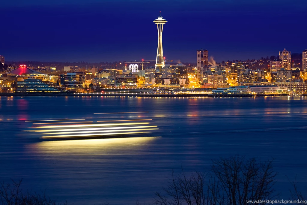 Space Needle In Seattle At Dusk HD Wallpapers