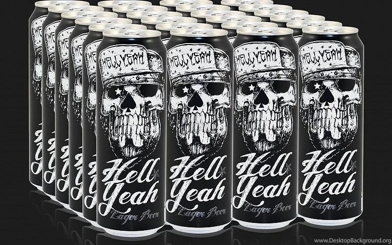 HELL YEAH BEER Poster Dark Skull Free Desktop Backgrounds And ...