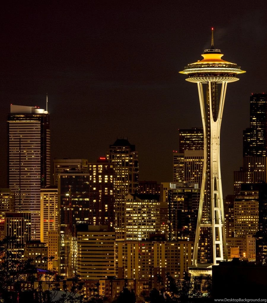 Space Needle Orange Paint By GerryD90 On DeviantArt