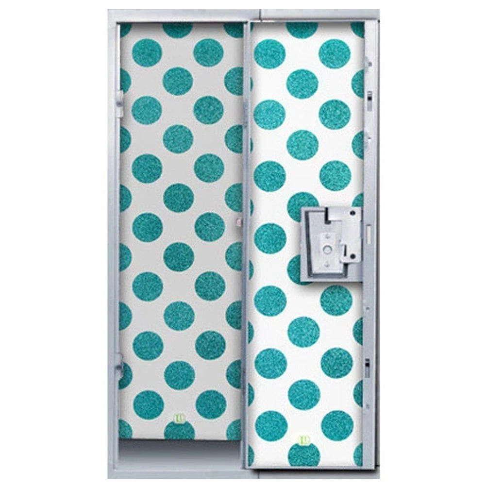 Amazon.com: LockerLookz Locker Wallpapers Blue Polka Dot 24 ...