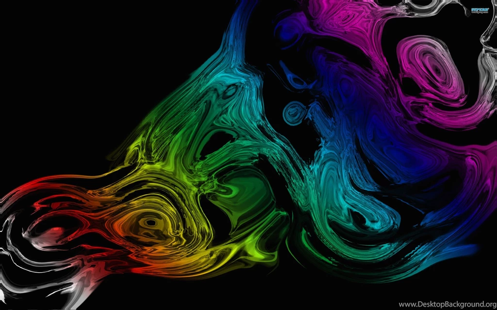 Rainbow Liquid Wallpapers   Abstract Wallpapers
