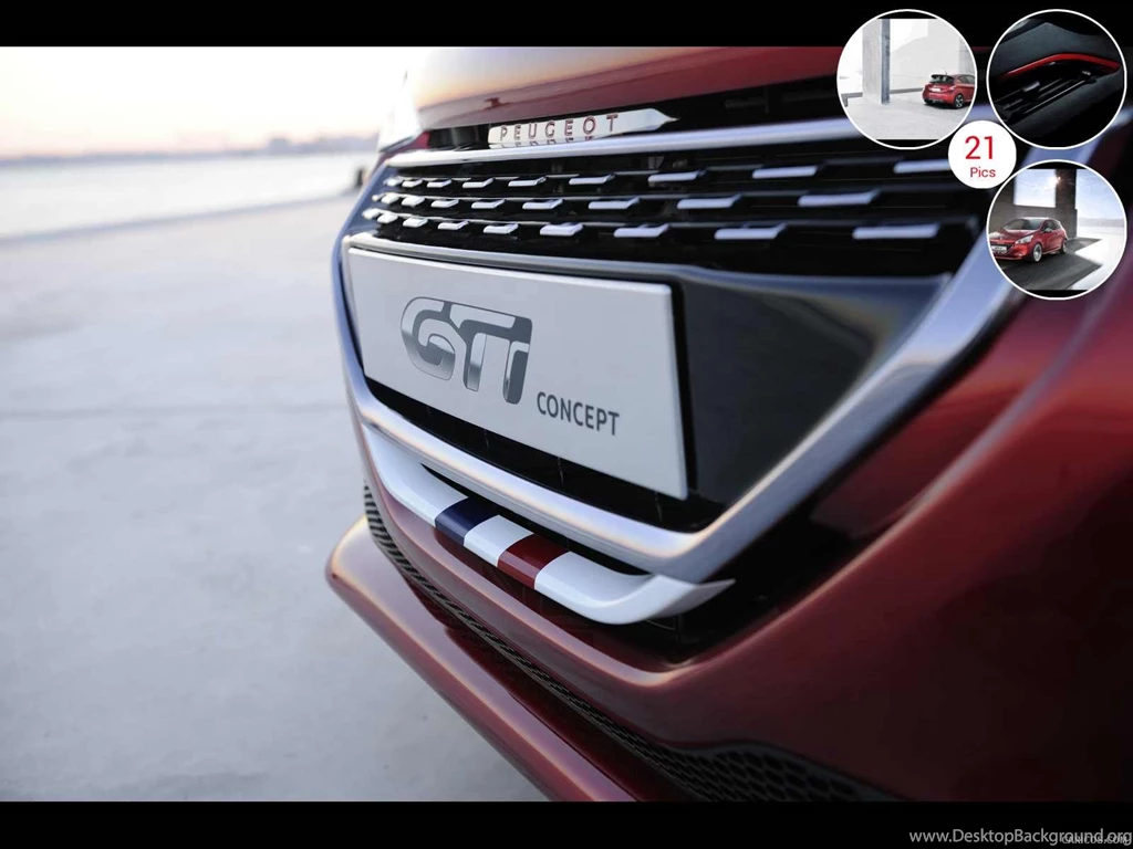 2012 Peugeot 208 GTi Concept French Flag   Grill