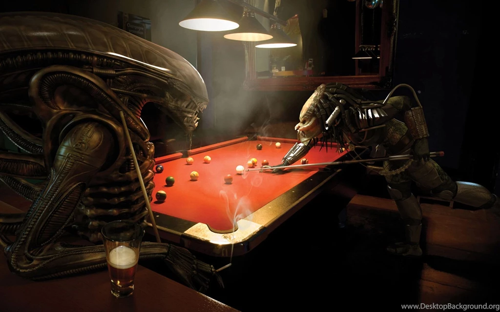 Predator Bar Aliens Vs Predator Movie Billiards Tables Alien ...