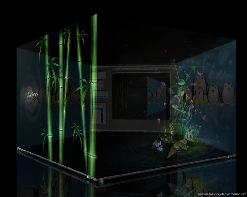 A 3D Virtual Desktop Manager : DeskHedron CrystalXP.net