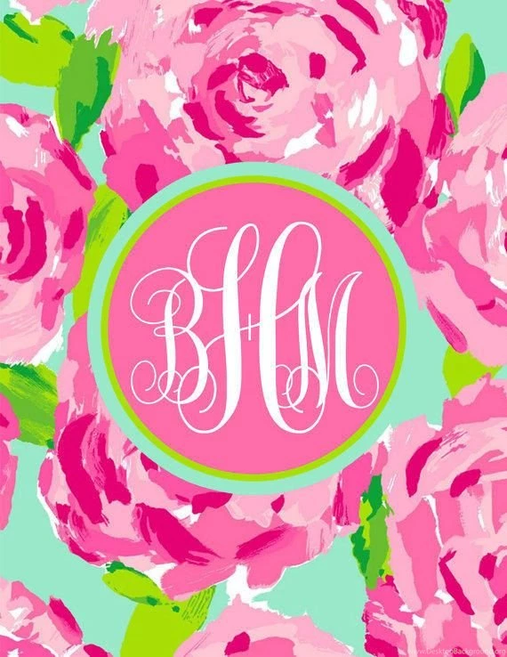 Lilly Pulitzer Inspired Personalized From Nreese47 On Etsy