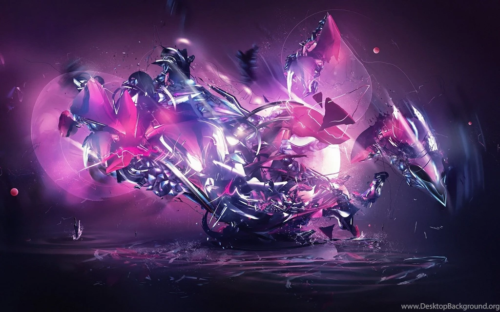Dragon Explosion Pink Abstract Wallpapers