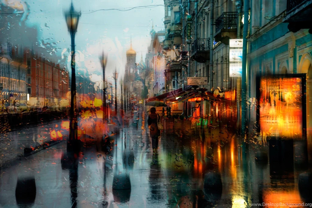 Rain, Bokeh, City, Drops, Splendor, Nature, Lights, Rainy ...