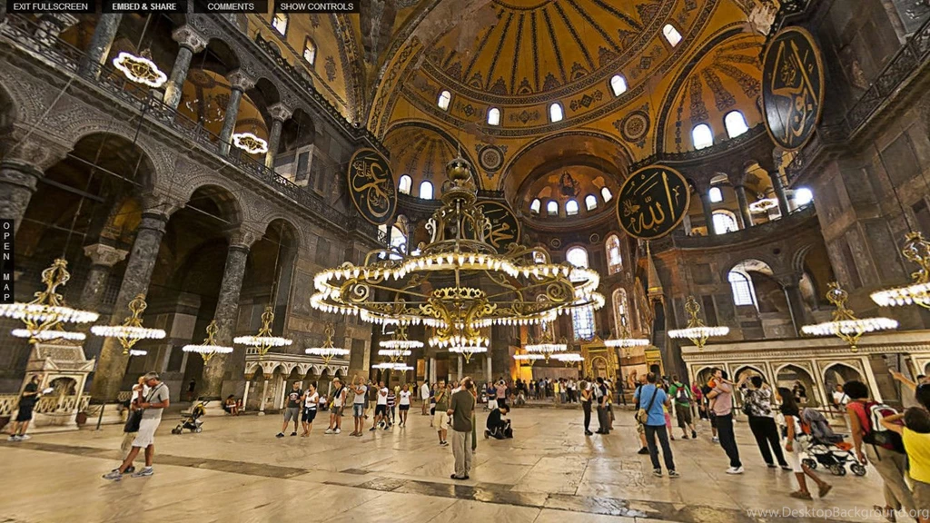 Earth: The Interior Of Hagia Sofia (St. Sofia), Istanbul, Turkey ...