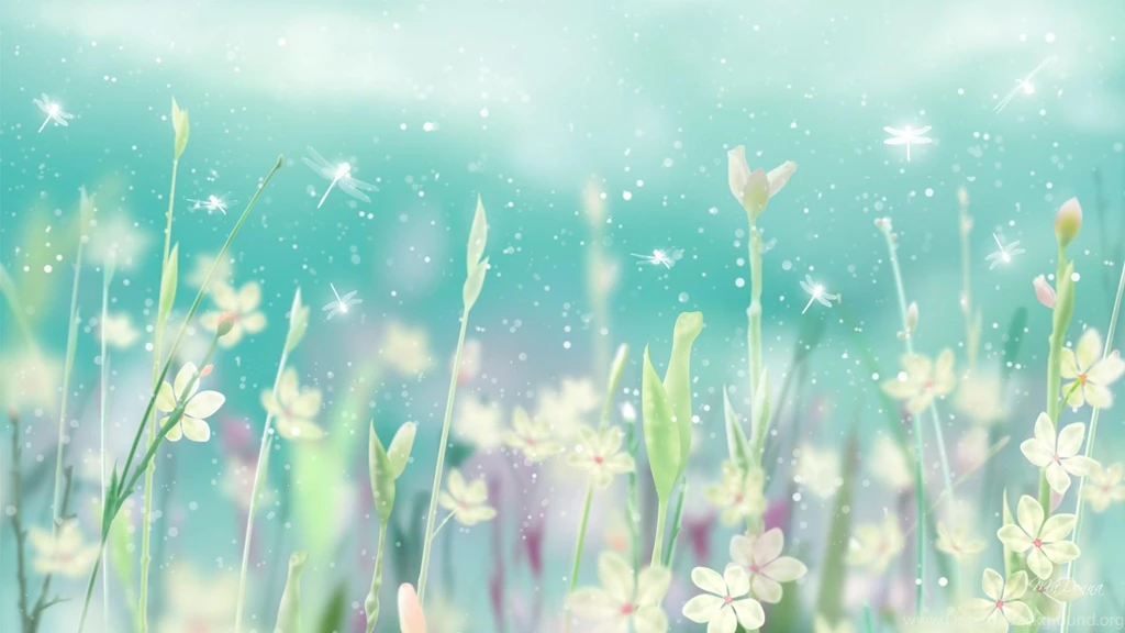 Magical Dragonflies In The Garden Of Light >> HD Wallpaper, Get It ...