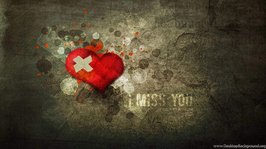 Download 1366x768 I Miss You Wallpapers