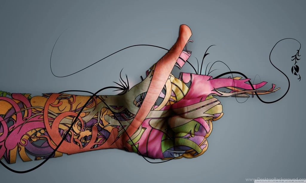 Creative Hand HD Desktop Wallpapers : High Definition : Fullscreen ...