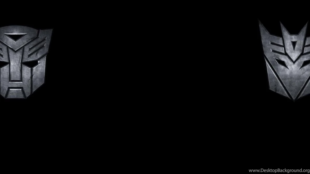 Transformers Dual Screen Logos Cartoon Hd Wallpapers   (