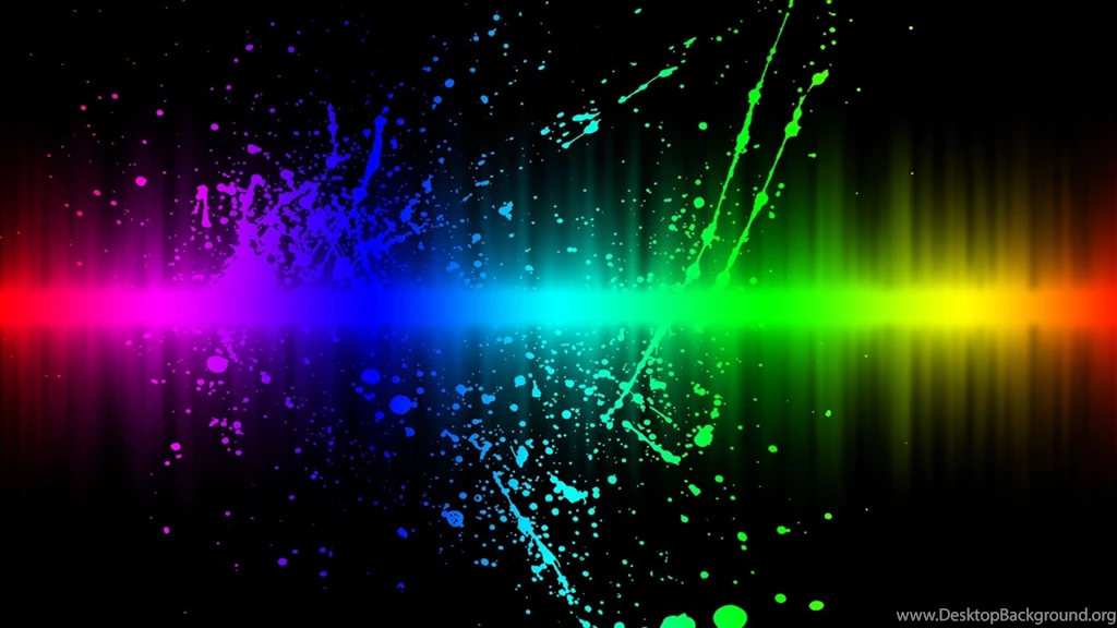 Cool Wallpapers 1920x1080 With Colorful Rainbow Paint