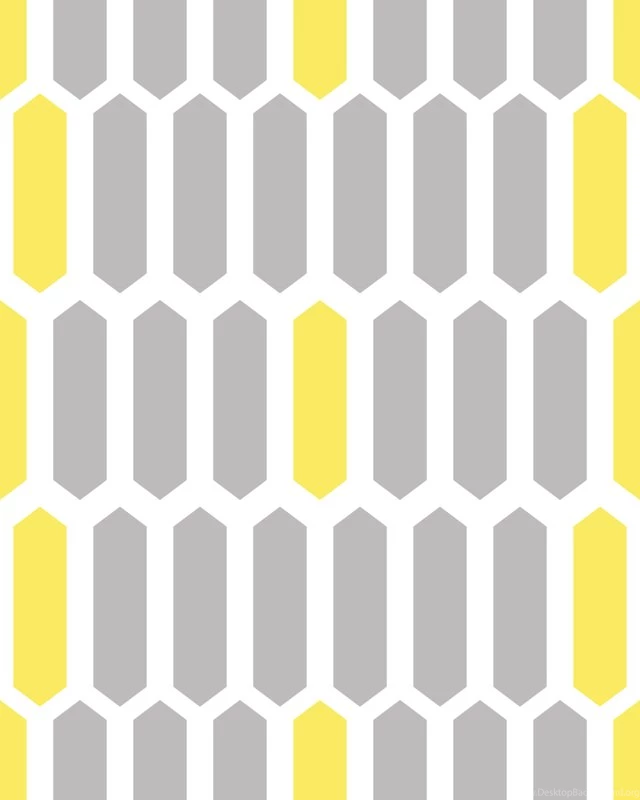 Gray And Yellow Geometric Fabric Alihenrie Spoonflower