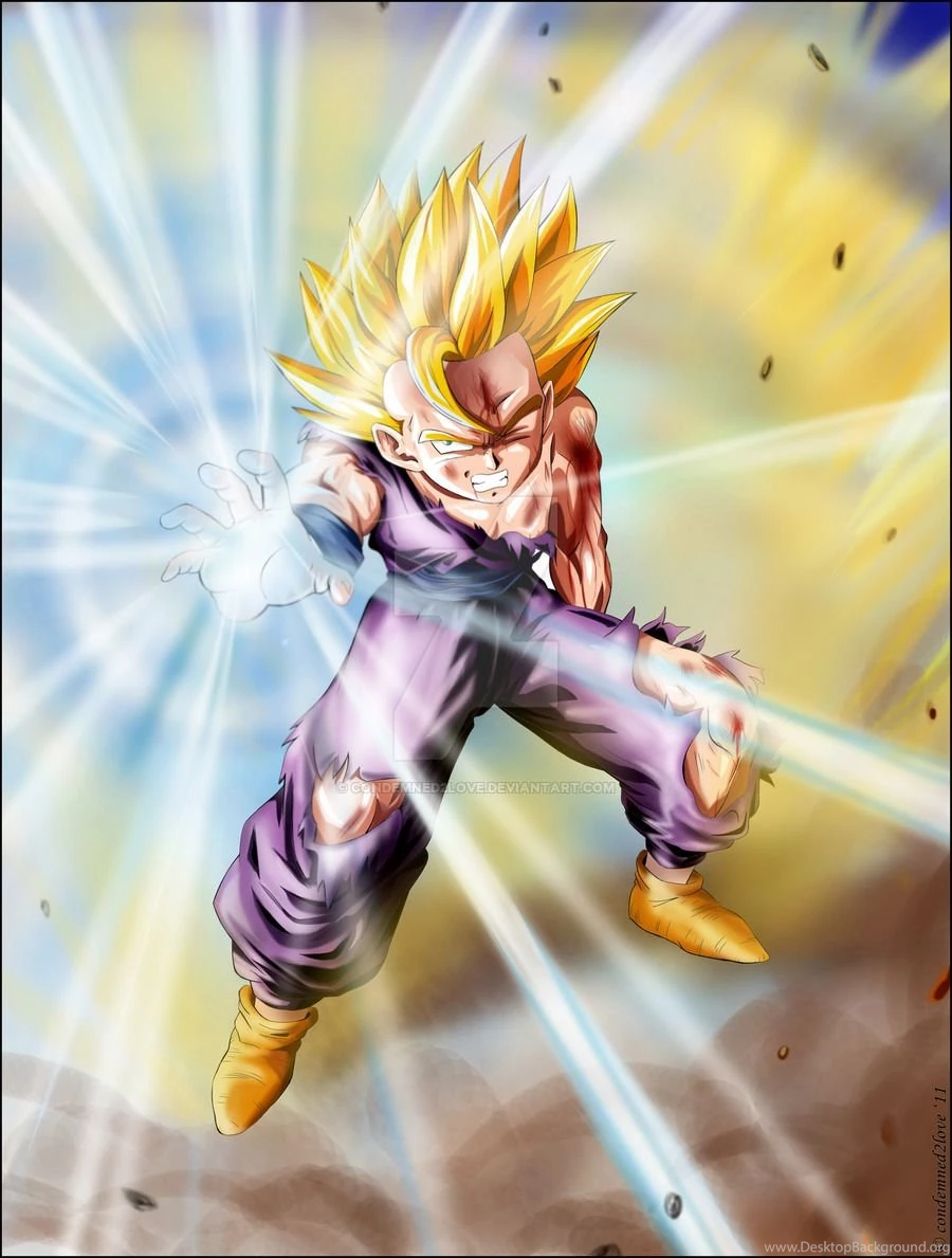 SSj2 Gohan Full Power :Animation: By Moxie2D On DeviantArt