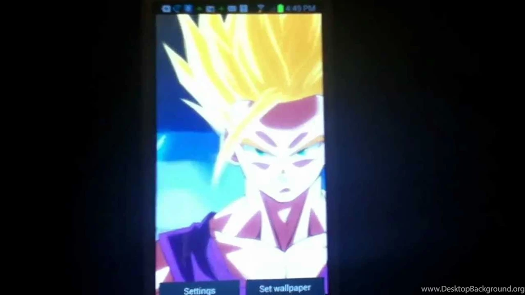 Dragon Ball Z Android Live Wallpaper"Gohan Ssj2" YouTube