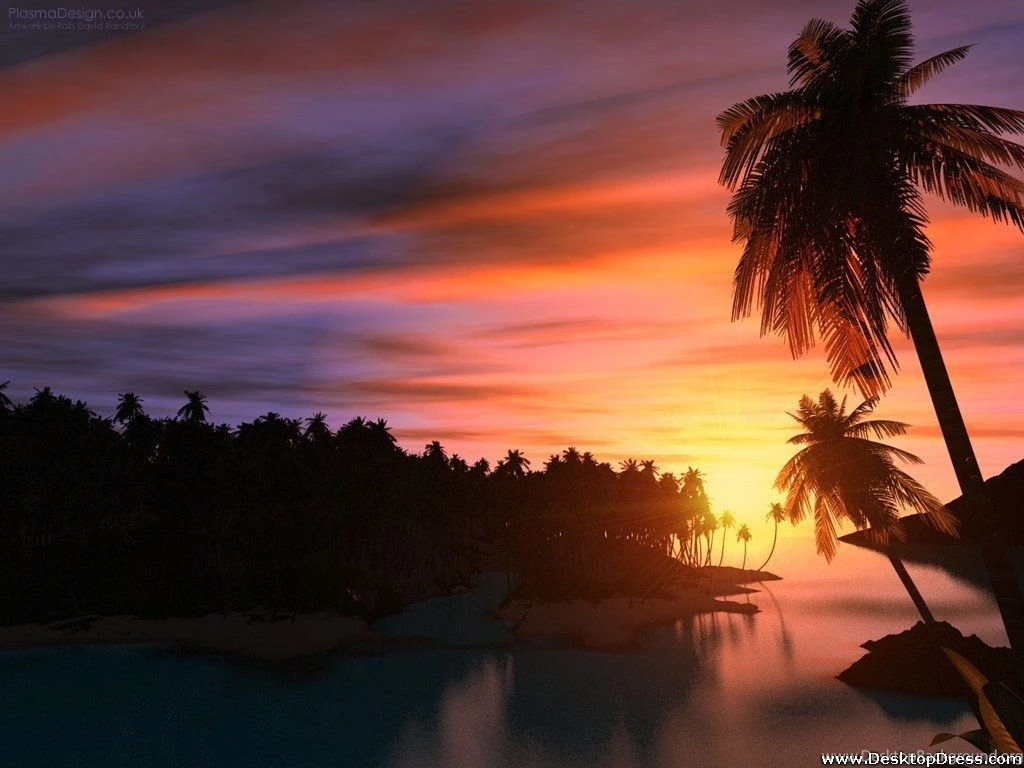 Desktop Wallpapers » Natural Backgrounds » Deserted Beach, Puerto ...