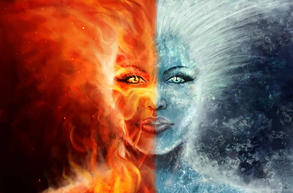 Fire And Ice Woman >> HD Wallpaper, Get It Now!