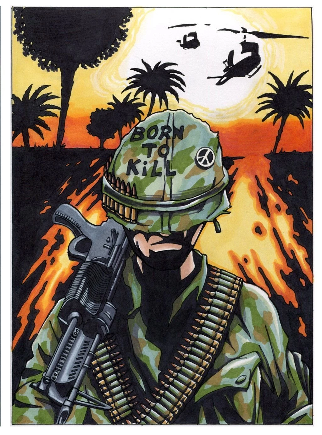 Full Metal Jacket Born To Kill By Colemunrochitty On DeviantArt