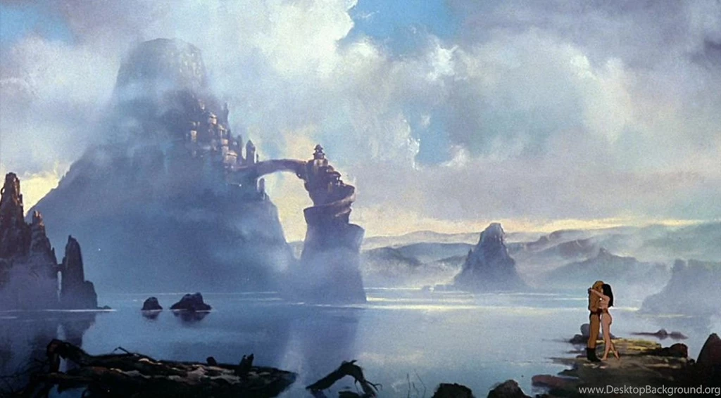 Gurney Journey: The Backgrounds For Fire And Ice