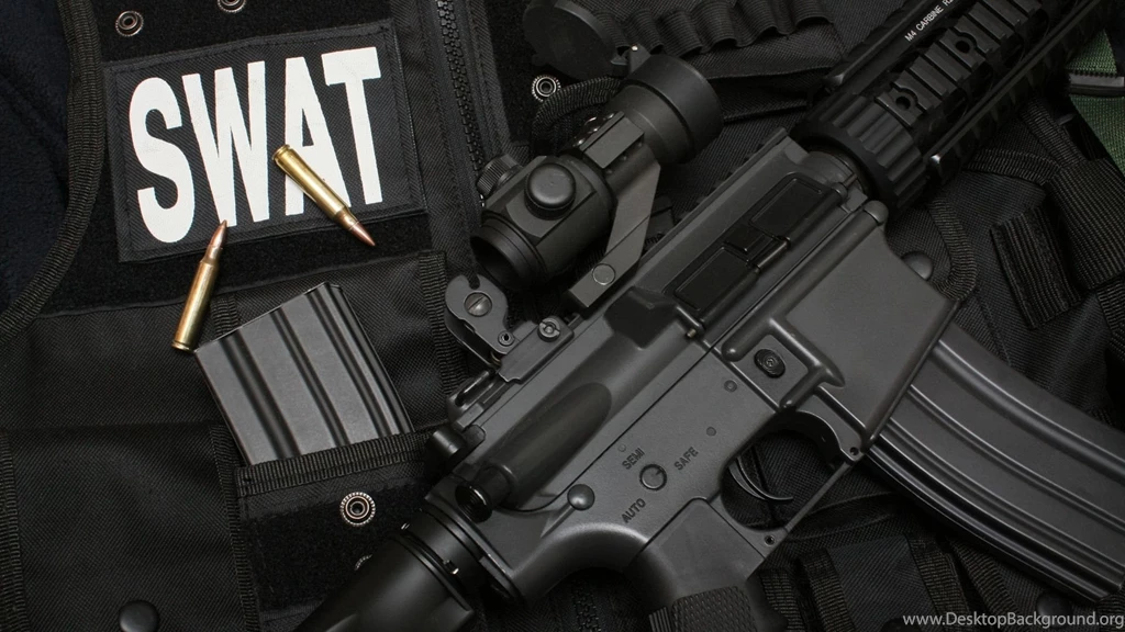 Download Wallpapers 1920x1080 Swat, Submachine Gun, Bulletproof ...