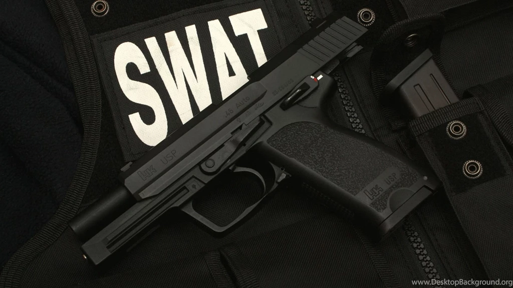 Download Wallpapers 1920x1080 Swat, Pistol, Gun, Bulletproof Vest ...
