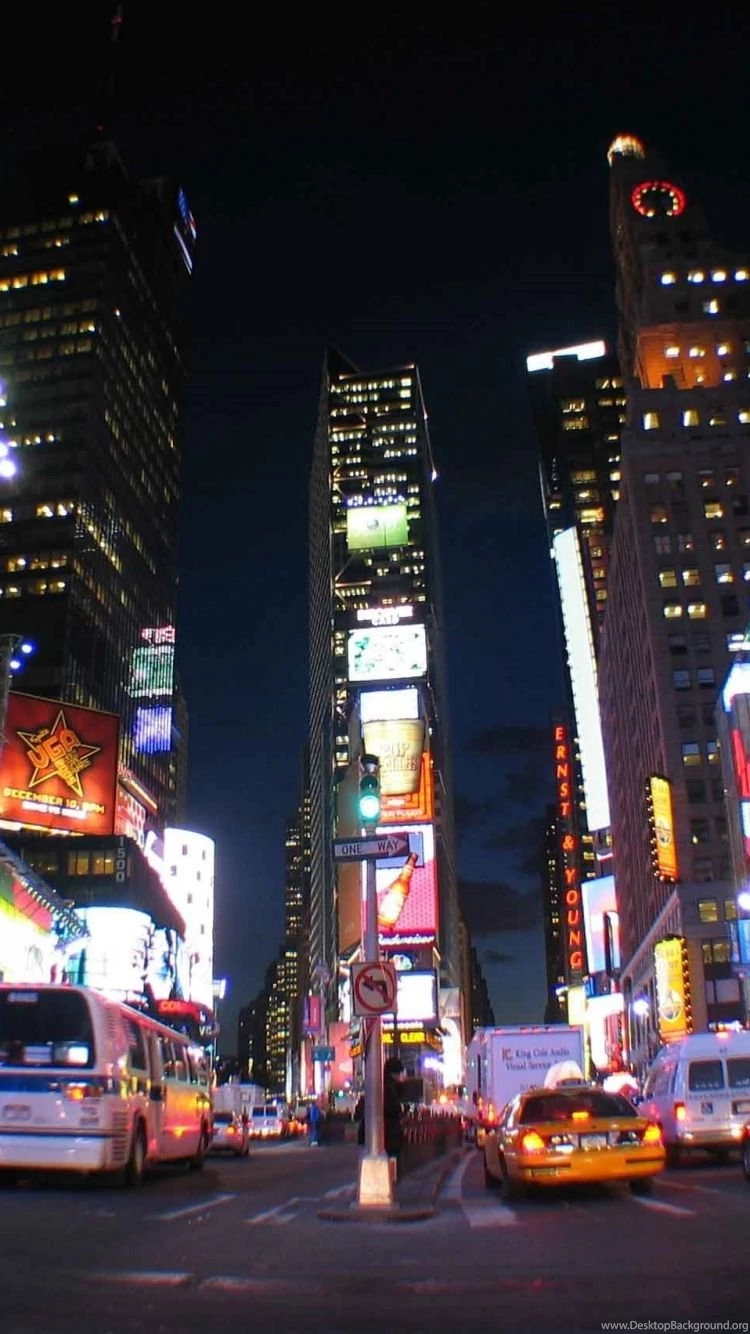 Download Wallpapers 750x1334 New York, City, Night, Lights, Times ...