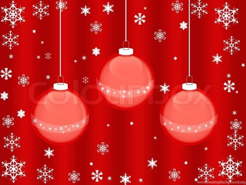 High Resolution Image Christmas Balls 3d Illustration Red ...