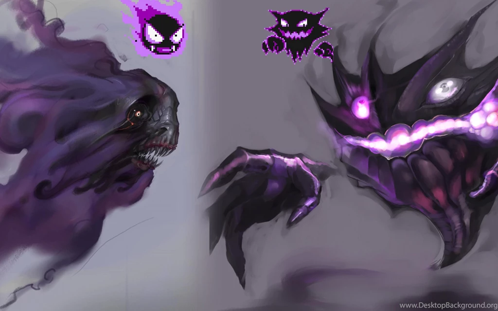 GASTLY HAUNTER WALLPAPER (