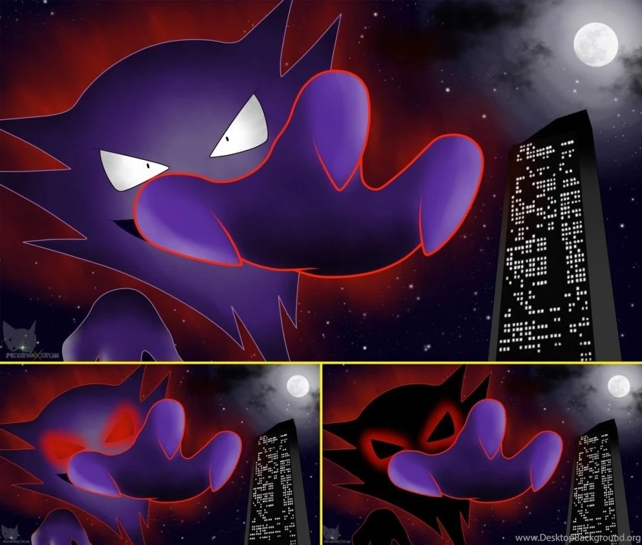 DeviantArt: More Like Lavender Town Haunter Wallpaper(s) By Mega X ...