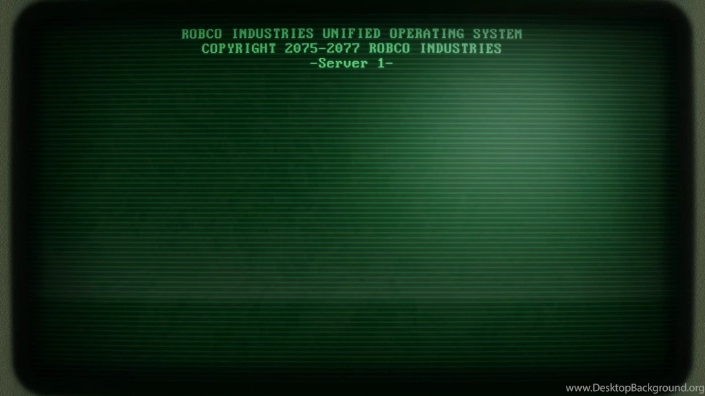 Robco Industries Green Screen HD Wallpapers