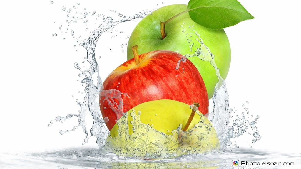 Red And Green Apple HD Wallpaper.jpg