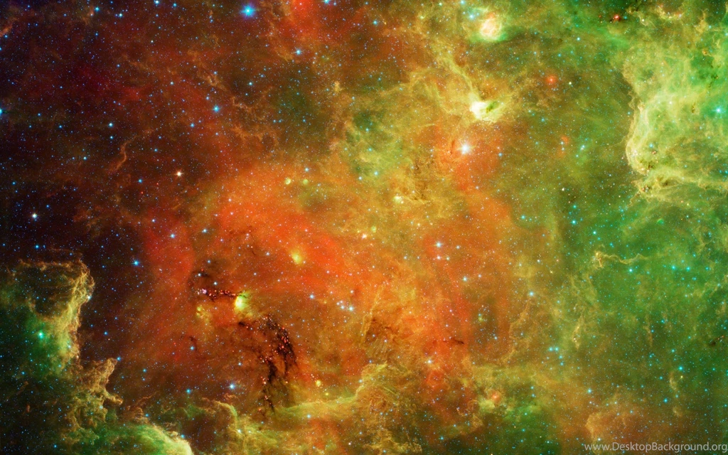 Red Green Nebula Wallpapers