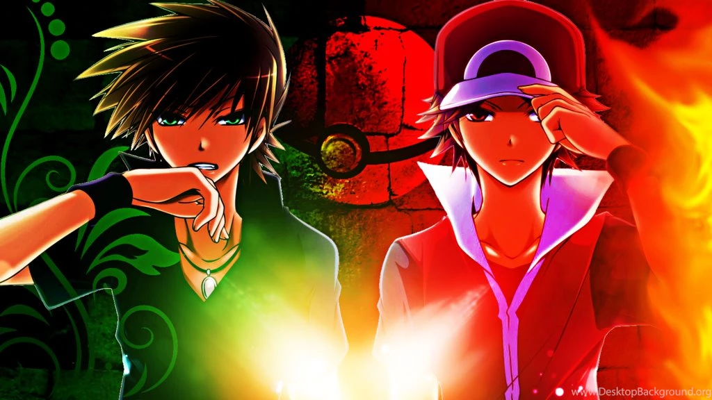 Pokemon The Origin Wallpapers Red And Green By Lizardona On ...