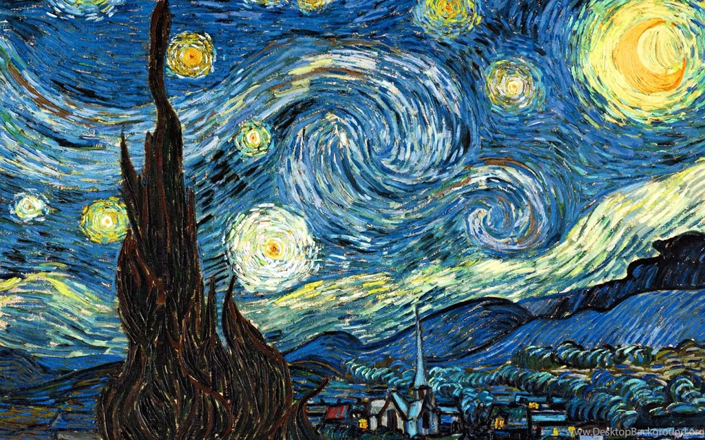 Starry Night, Vincent Van Gogh   Wallpapers