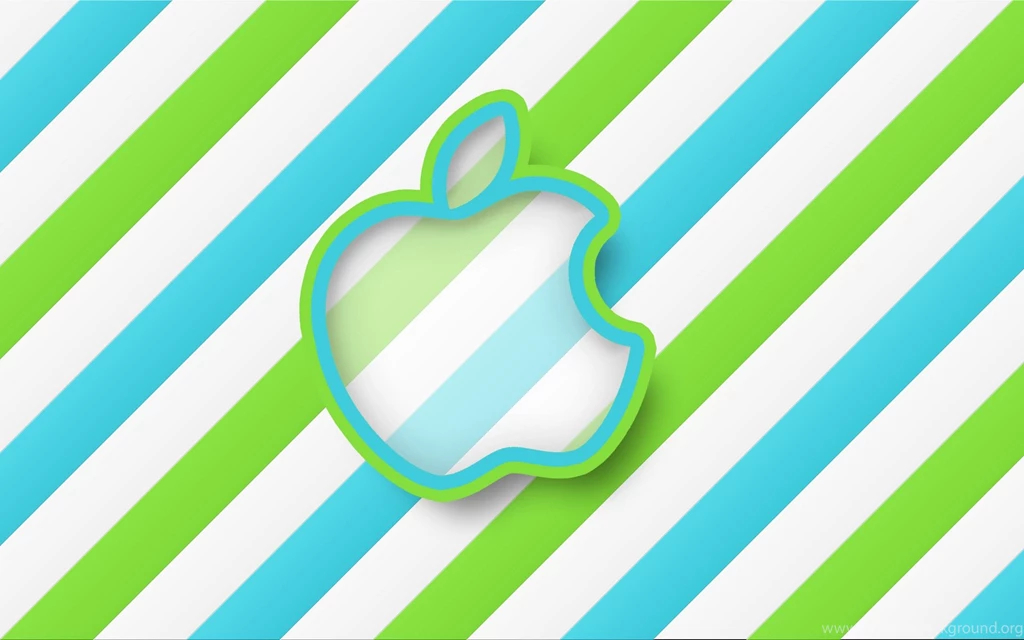 Green Stripes Apple HD Wallpapers