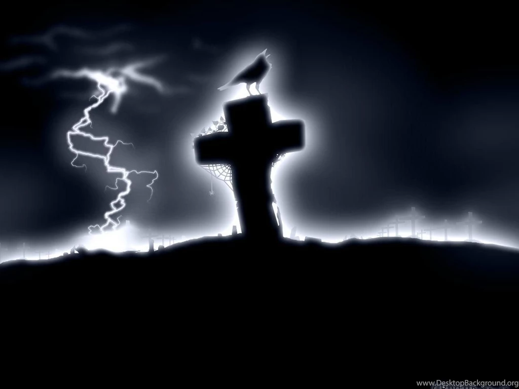 Raven On Cross Computer Wallpapers, Desktop Backgrounds