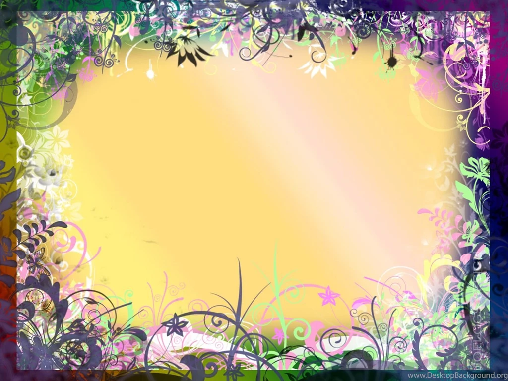Free Shapes Vector Frame Backgrounds For PowerPoint Border And ...