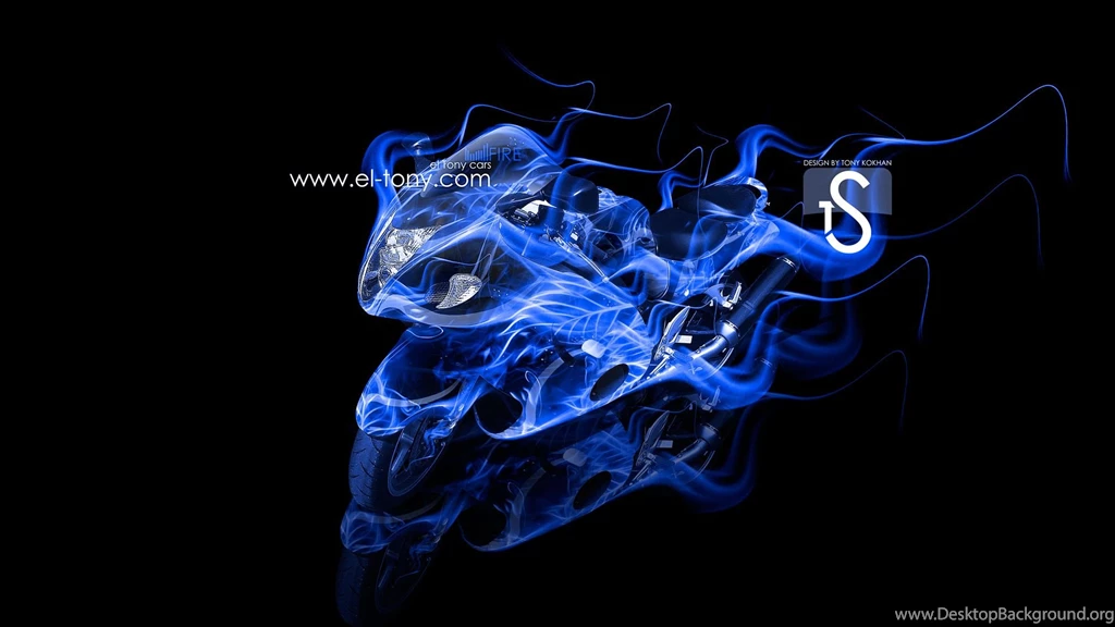 Suzuki Hayabusa Fire Abstract Moto 2013 « El Tony